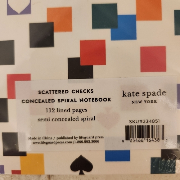 Kate Spade Colorful Spiral Notebook - Picture 4 of 4